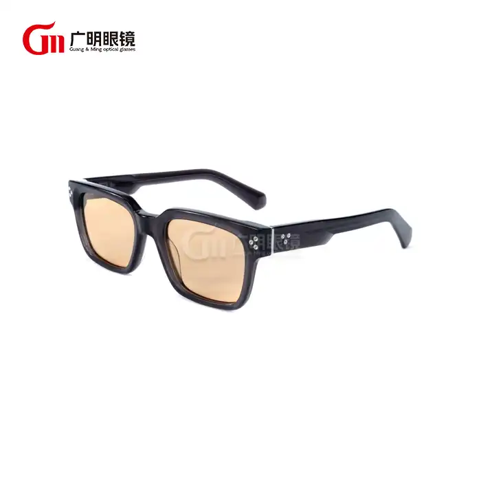 How do large hexagon sunglasses enhance facial proportions?